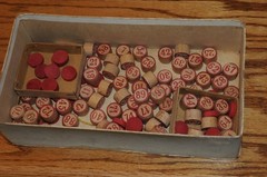 Rare Victorian Vintage Antique Lotto Game LOTTO 1800s/1900s Traditional Game Old