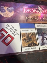 Monopoly Disney Pirates Of The Carribean Trilogy Edition Board Game – NOS SEALED