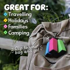 Family-Friendly Tile Game: Multicolored, Waterproof, Perfect for Traveling