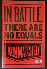 Unmatched Battle of Legends Volume 1 Board Game. NM | COMPLETE GAME
