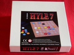 Hyle 7 Franjos Spieleverlag Holzspielzeug Familienspiel Legespiel Strategiespiel