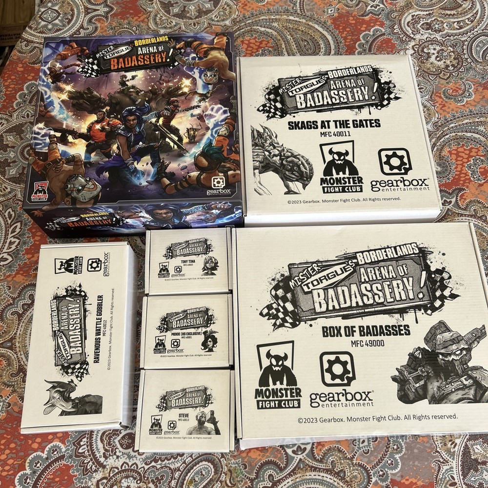 BORDERLANDS MISTER TORGUE’S ARENA OF BADASSERY! ~ KICKSTARTER BUNDLE
