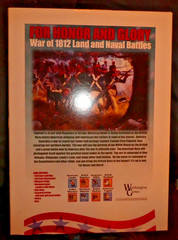 For Honor and Glory War of 1812 Land & Naval Battles Worthington BLOCK COUNTERS