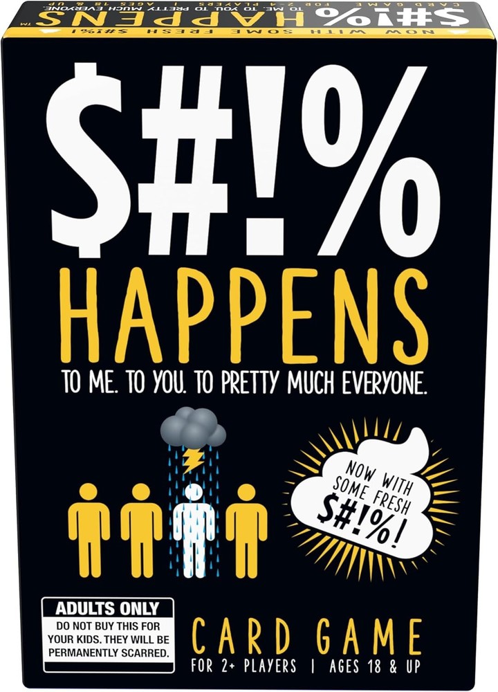$#!% Happens, Adult Card Game for Party – NEW!!