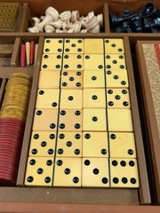 1940s Metro Games Set With Bakelite Items – Original Sealed Cards