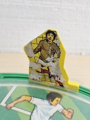 Vtg 1980s Soccerama Tabletop Soccer Game Delvar No. 4040 Incomplete Board Game