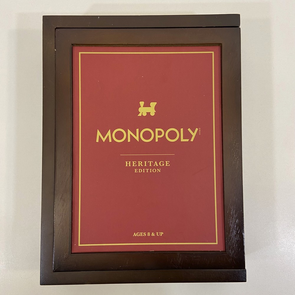 Monopoly Heritage Edition 2024 Hasbro WS Game Company Walnut Stained Box VGC