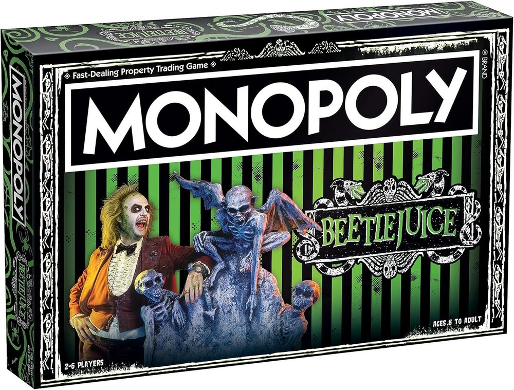 Monopoly Beetlejuice Edition Board Game New Sealed USAopoly Tim Burton Horror