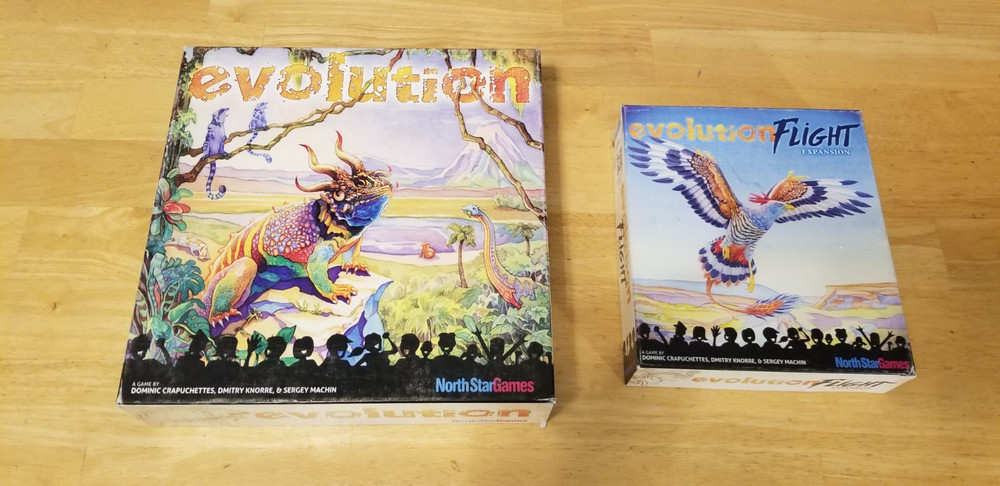 EVOLUTION Board Game 2015 PLUS FLIGHT EXPANSION NORTHSTAR