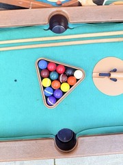 Vintage Milton Bradley Pivot Pool Table Top Game 1972 Complete W/ Box *READ*