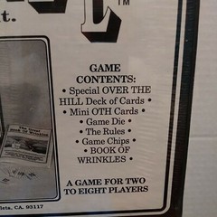 Are You Over The Hill Game Of Lies.Bluffs And Wit. New in box.for 2&8 Players