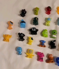 Lot 36 Gogo’s Crazy Bones Various Colors & Series – Satori – Translucent, Used