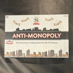 University Games Anti-Monopoly Classic Edition Finance Board Game 8+ 2-6 Players