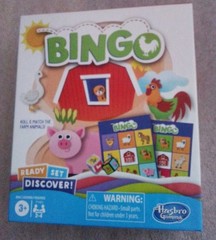 NIB Hasbro Ready Set Discover Bingo Game 3+ Years Farm Themed 2-4 players