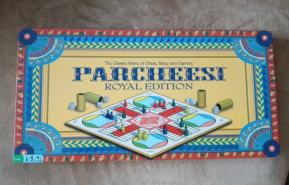 Parcheesi Royal Edition Winning Moves Games Hasbro 2007