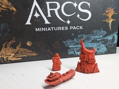 Cole Wehrle’s ARCS: Miniatures Pack 100+ Miniatures Kickstarter OOP *AS NEW*