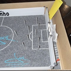 Binho Tabletop Soccer Skill Game Complete Set w/ Tournament Rules Age 12+ 2P