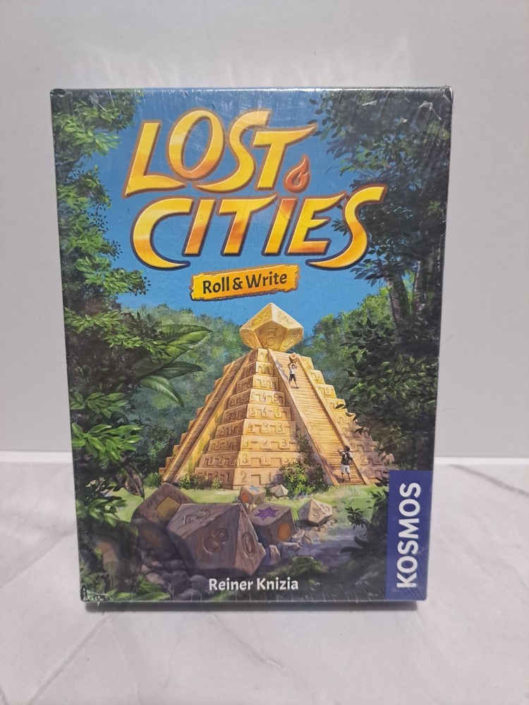 Thames & Kosmos Boardgame Lost Cities : Roll & Write New & Sealed
