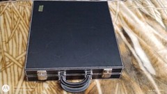 Excalibur Casino 3 in 1 Travel Game 16.5″ x 18″ x 3.75″ Black Faux Leather Case