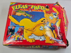 Vintage 1993 Fleas On Fred Tyco Game Tested Missing Pieces Damaged Box Heavy Use