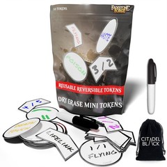 Fadestone Forge MTG Mini Dry Erase Token Set – 50 5.5 x 7 x 0.1 inches
