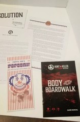 Hunt a Killer Body on the Boardwalk Complete Murder Mystery Game 2021 New Opened