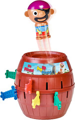 TOMY Pop-Up Pirate Board Game – Fun Family Game Night Activity for Kids Ages 4+