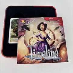 Asmodee Timeline Historical Events Card Game Complete Tin Frederic Henry 8+ 2-8