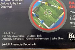 Buffalo Games Flip Kick Soccer Game Master The Flip Kick 2-4 Players Damaged Box