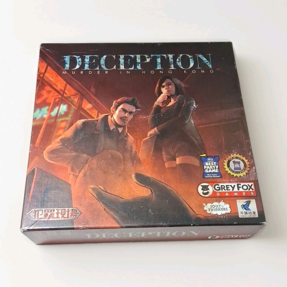 Grey Fox Cardgame Deception – Murder in Hong Kong Box Complete