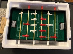Claybrooke VTG. Tabletop Mini soccer foosball Game Open Box