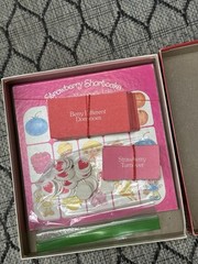 Vintage 1981 Stawberry Shortcake Game Basket Four “Berry” Fun Games Parker Bros
