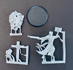 Shadows of Brimstone Veteran Preacher Hero Dice Fest Promo Mini