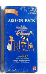 Disney Trivia Game Family Add-On Pack 1998 Trivia Cards Sealed New