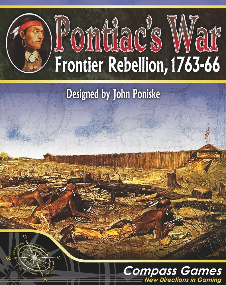 Compass Games Pontiac’s War: Frontier Rebellion, 1763-1766 NISW Fast Shipping