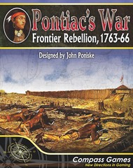 Compass Games Pontiac’s War: Frontier Rebellion, 1763-1766 NISW Fast Shipping