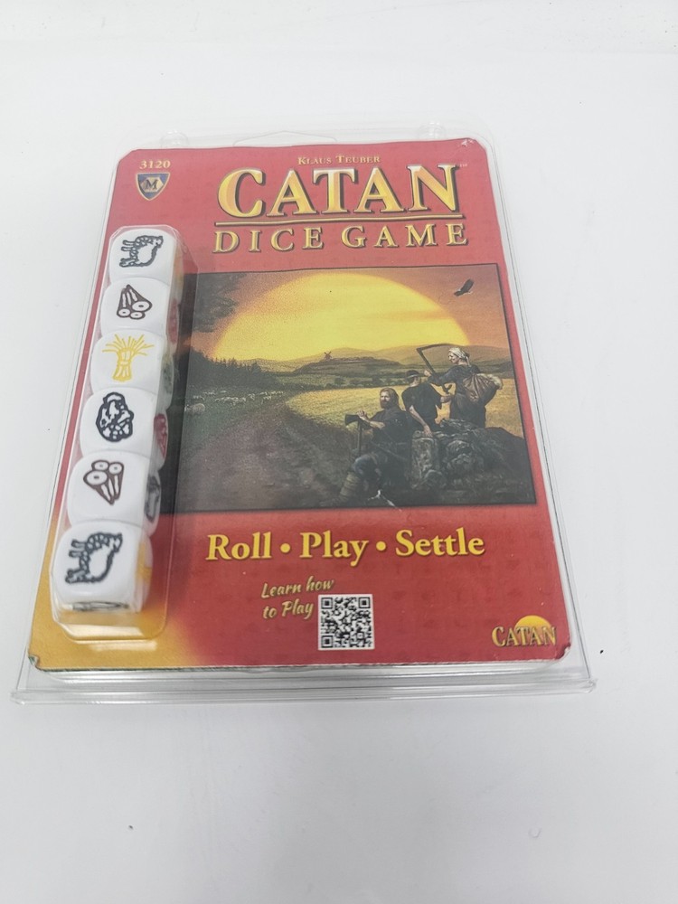 Catan Dice Game 1 Player Or More 3120 Roll Play Settle Klaus Teuber New Sealed