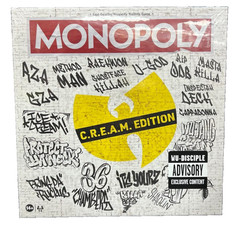 Wu Tang Clan MONOPOLY Board Game Cream (C.R.E.A.M. Edition) New Sealed