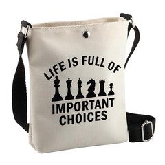 Chess Tote Bag – Choice Chess Cbag – Unisex – 8 x 7.5 x 1.8 inches – Adult – …