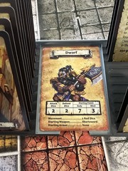 HeroQuest Character Dashboard 4 Pack Player Card Organizer Set