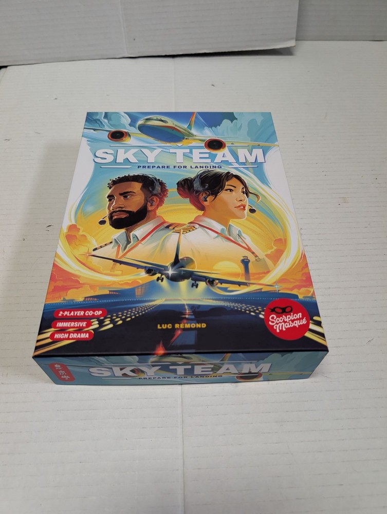 Scorpion Masque Sky Team Board Game 2 Player Cooperative Strategy 12+ New Sealed