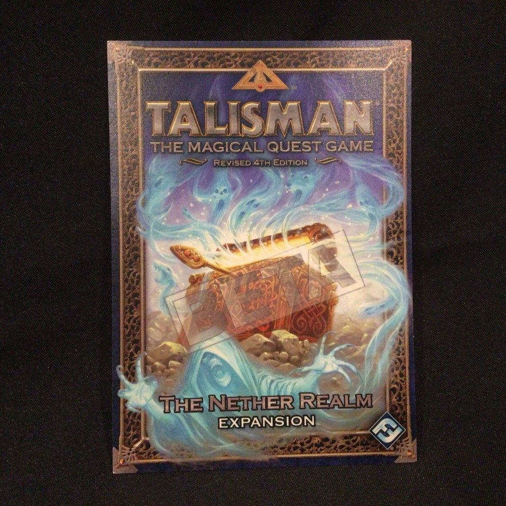 Rare BETA PLAYTEST Talisman Revised 4th Edition Game Expansion THE NETHER REALM