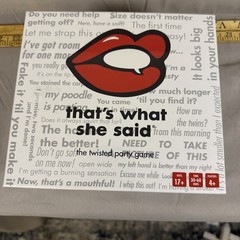 That’s What She Said Twisted Party Card Game New Sealed 400 Phrases 4 Players