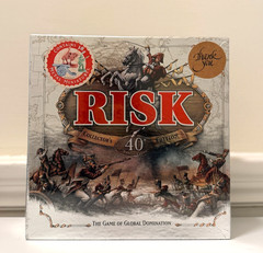 Risk 40th Anniversary Collector’s Edition Factory Sealed 1999 Hasbro Board Game