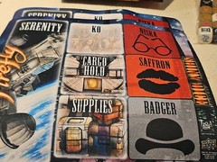 Firefly Shiny Dice Game: Dice, 100 Cards, 2 Rubber Play Mats (2015, Upper Deck)
