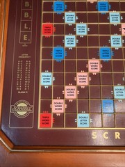 Vintage Franklin Mint Edition Scrabble 1990 Wood TURNTABLE BOARD ONLY