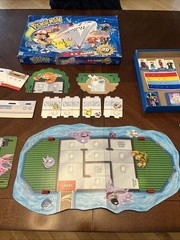 Milton Bradley POKÉMON S.S. Anne Expanding 3D Board Game Incomplete As Is.