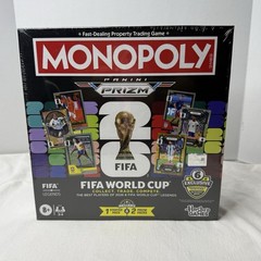 Hasbro Monopoly Panini Prizm FIFA World Cup Board Game with Official Trading