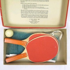 VTG Gold Medal Table Tennis Complete Junior Set #1980/1 Ping Pong Very Good