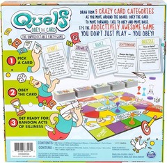 Spin Master Quelf Board Game: Party Game for Teens & Adults Obey The Cards to